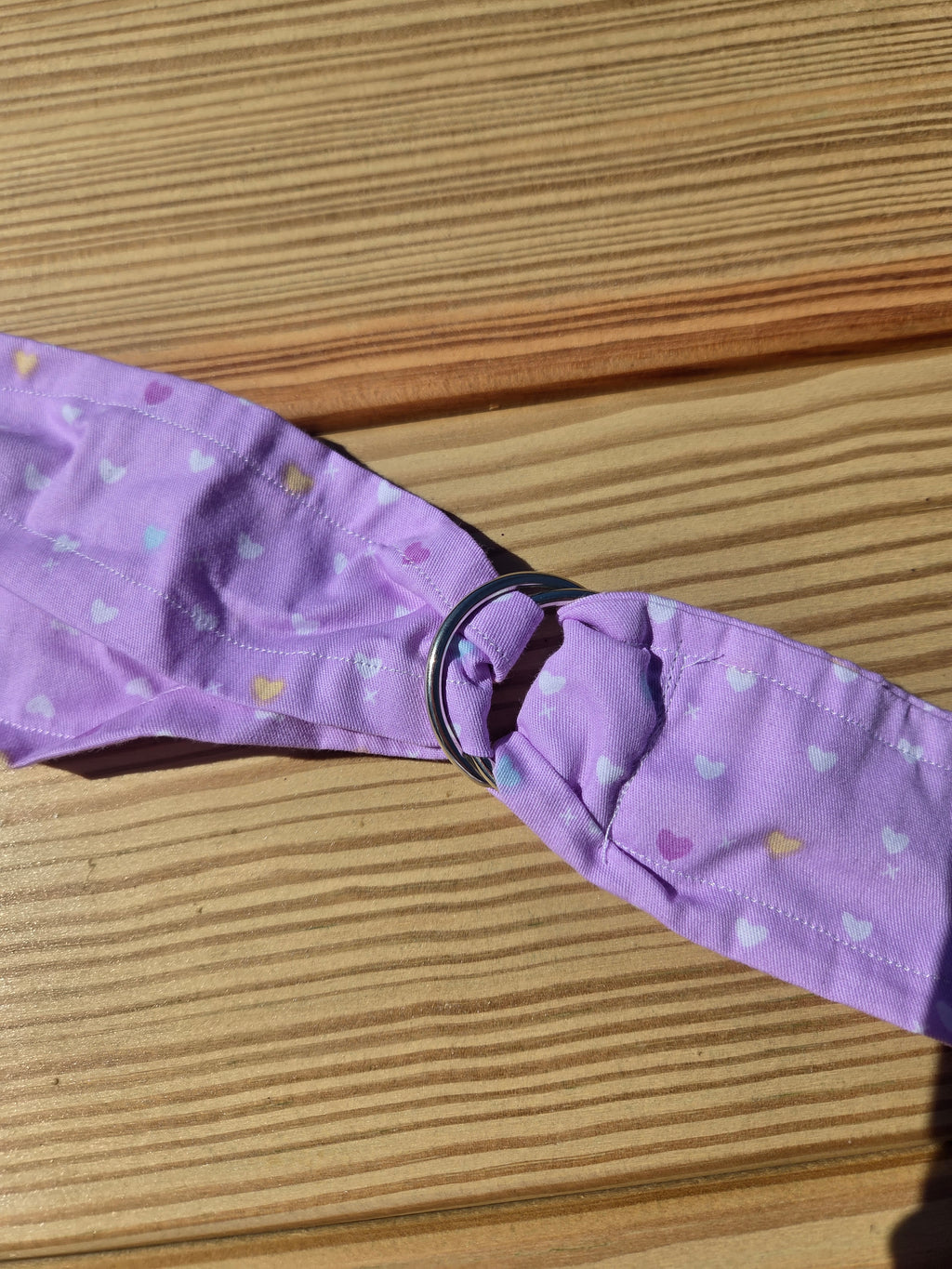 Purple flower fanny